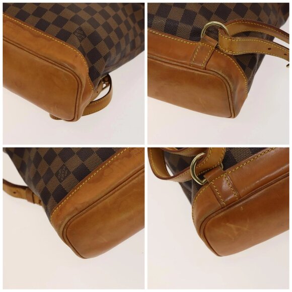 LOUIS VUITTON Damier Ebene Arlucan Backpack N99038 LV Auth BA3508 - Picture 14 of 16